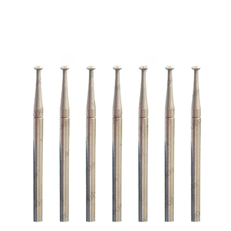 10pcs F446 Tungsten Steel Thin Flying Saucer Wood Carving Ivory Jewelry Jade Micro-Engraving Milling Cutter Inlaid Drill Bit