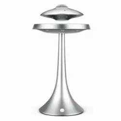 Lampe de Table LED à Suspension Magnétique avec Haut-Parleur OVNI, Bluetooth, Son Surround BT, Cadeaux Créatifs, Veilleuses