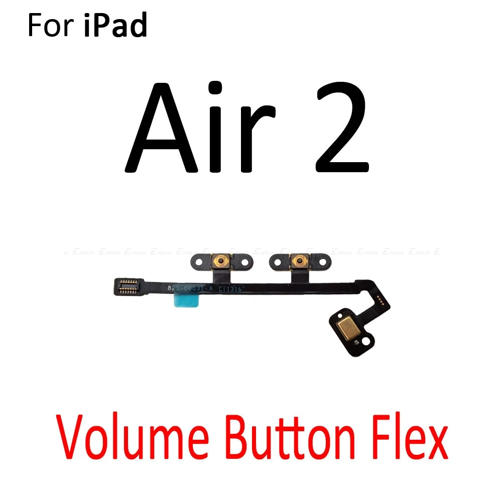 Power ON OFF Mute Switch Control Key Volume Button Flex Cable For iPad 5 6 7 8 Air Mini 1 2 3 4 5 10.2 inch 2017 2018 2019 2020