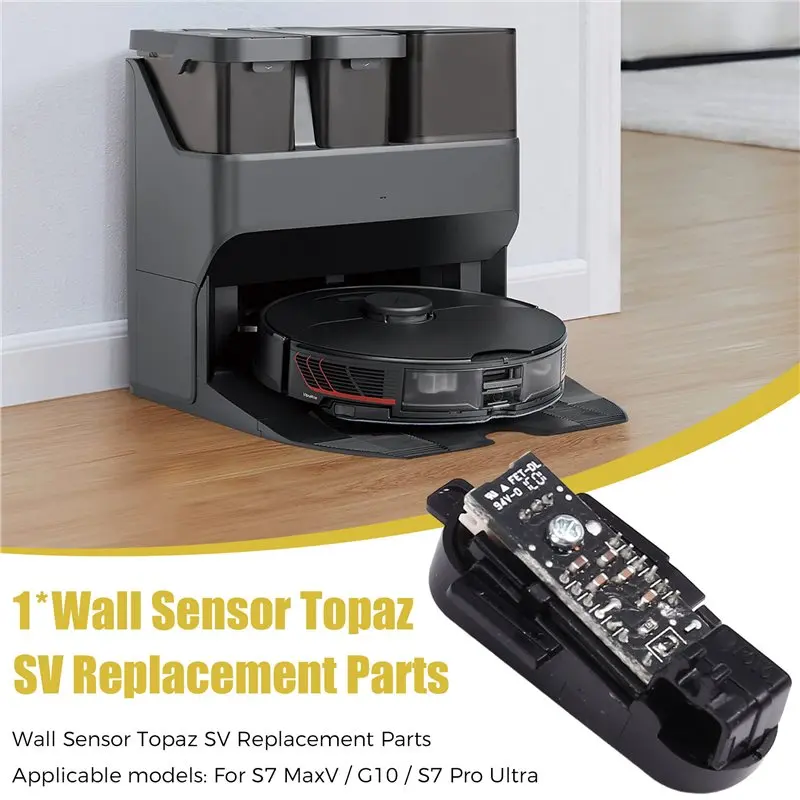 Módulo de sensor de repuesto LITE para aspiradora Roborock S7 Maxv/G10/S7 Pro Ultra Wall Sensor Topaz SV
