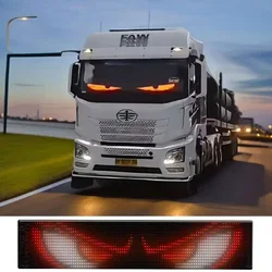 Truck Eye LED Matrix Pixel Panel Lighting Car Scrolling Advertising Display APP Remote Sign Text Pattern Animation 5V for Truck