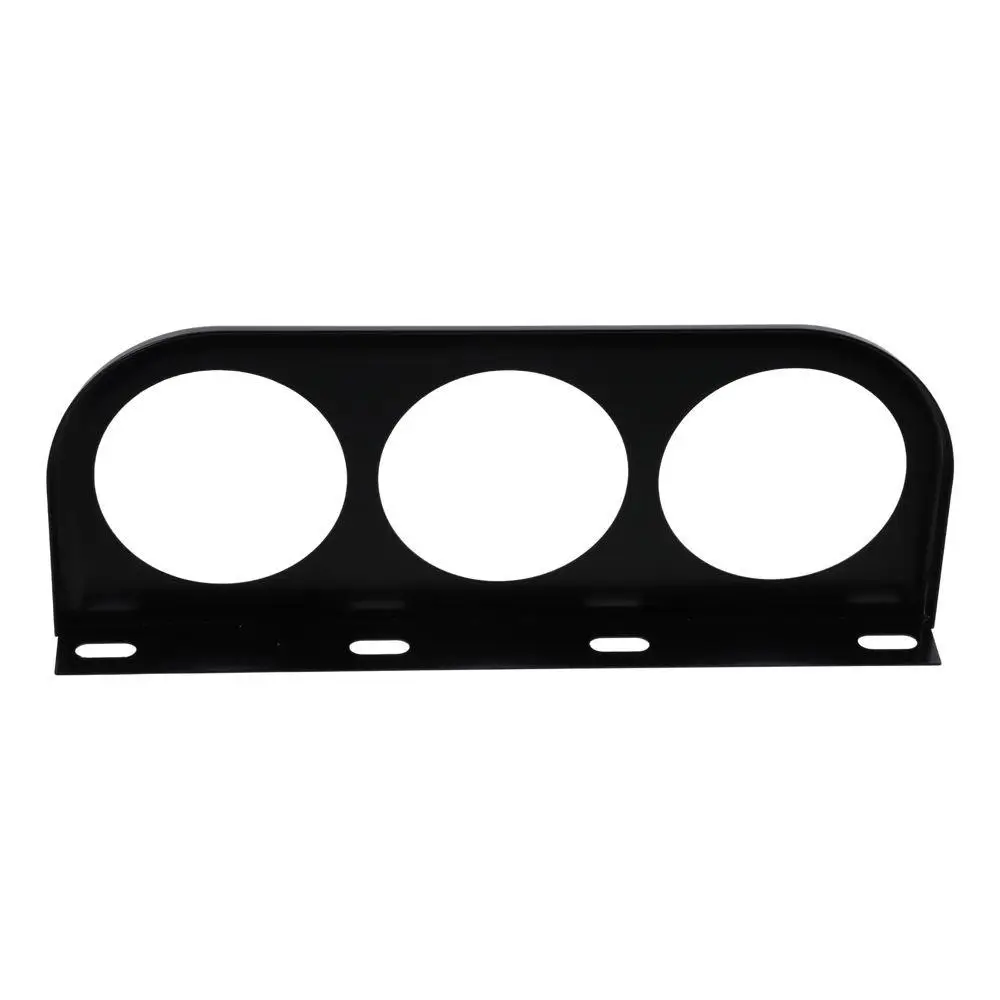 7.44 * 3 * 0.66 بوصة 52 مللي متر/2in 3 فتحات 3 فتحات مقياس أسود جبل حامل لوحة القيادة المعدنية متر حامل معدني مقياس الشاحن التربيني