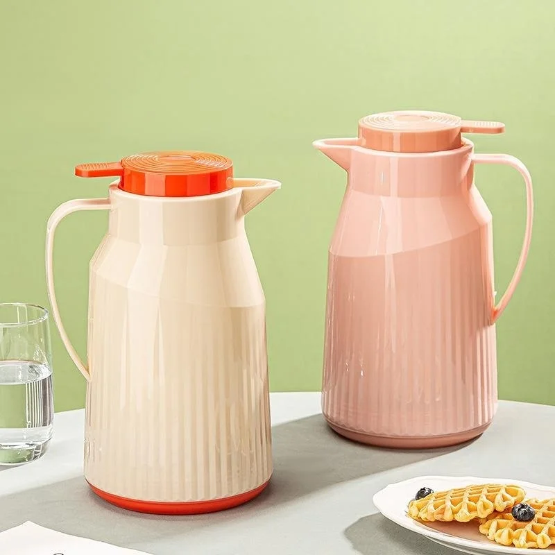 

Glass double-layer kettle household 1L large capacity thermos vacuum flask