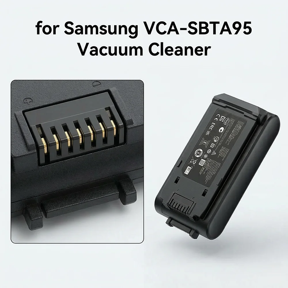 Safe BMS 25.2V 5000mAh Battery for Samsung  VCA-SBTA95 Vacuum Cleaner Jet 95 Jet 85 VS20A95823W ABS Fire-resistant Material Pack