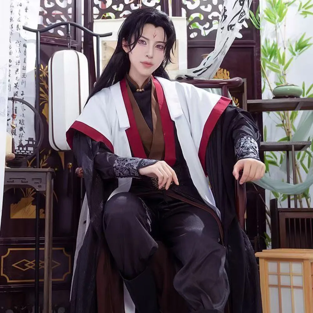 

New Role Play Outfit Anime The Scum Villain's Self-Saving System Luo BingHe Cosplay Costume Ancient Cosplay Costume