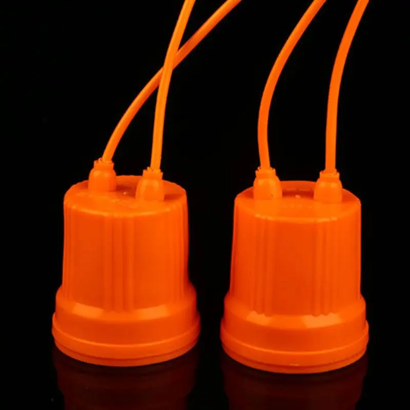 Soporte impermeable de cerámica E27, Base de tornillo, Bombilla, enchufe de lámpara, retardante de llama, Material duradero, seguro, sin fugas eléctricas