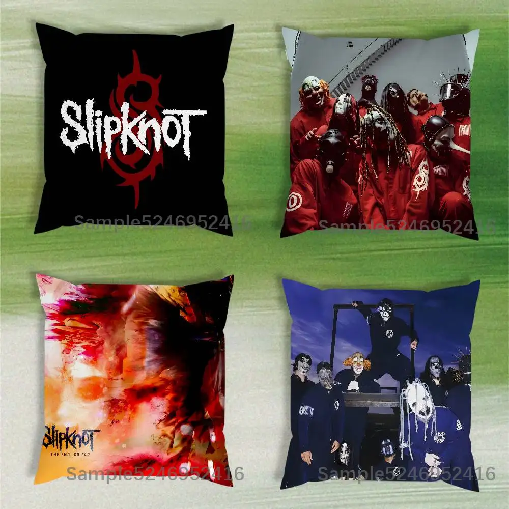 

S-SlipknotS Band Pillowcases Cute Funny Pillow Case For Wedding Party Home Decor Comfy Pillow Cover