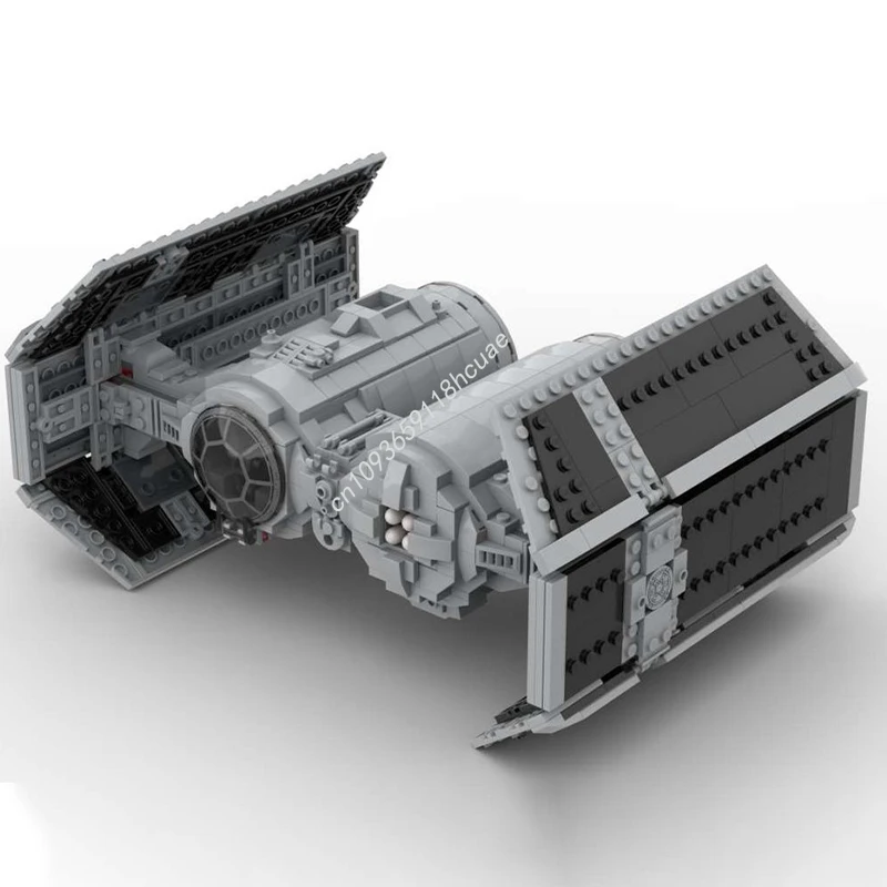 976 elementów MOC Tie Bomber Model Bitwy Gwiezdnej Klocki Zabawki Architektura DIY Kreatywny pomysł Prezent na Boże Narodzenie