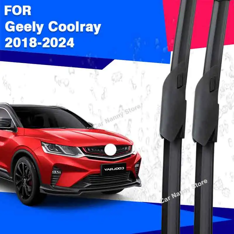 

Щетки для переднего стеклоочистителя для Geely Coolray SX11 2018 2019 2020 2021 2022 2023 2024, автомобильные аксессуары, резак для лобового стекла