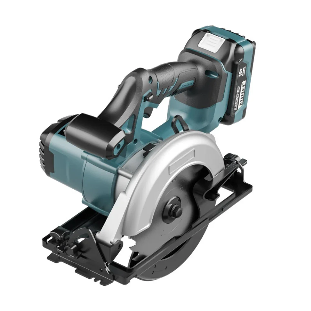 Makita-Scie Circulaire Électrique Sans Fil de 6 Pouces, Angle Réglable, Calcul, Travail, Coupe, Sans Batterie, 18V