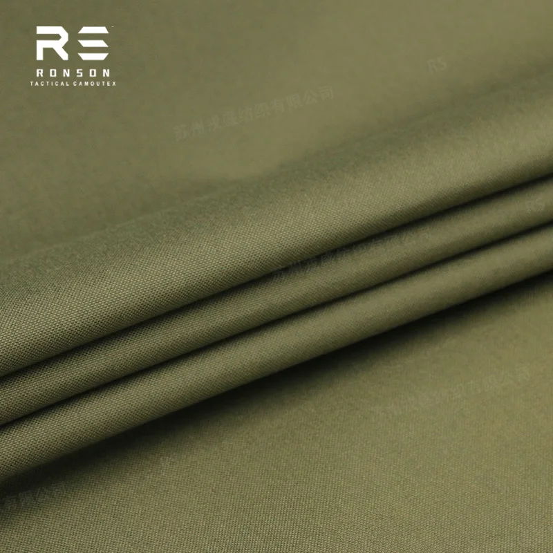 100% مقاوم للماء 500D البوليستر كوردورا النسيج الزيتون الأخضر اللون التكتيكية في الهواء الطلق المواد لحقائب الأمتعة Ronsontex في الأوراق المالية