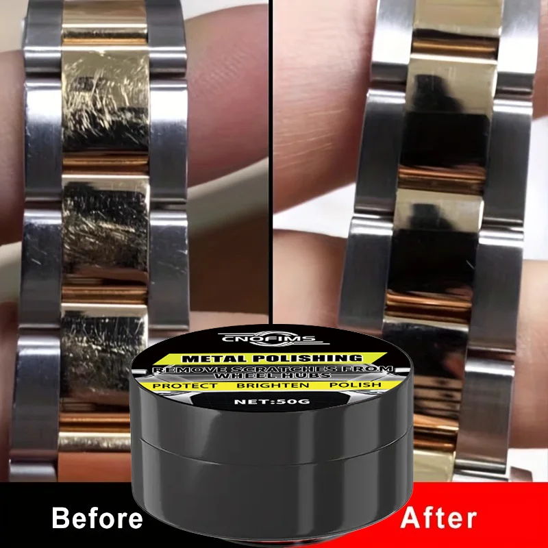 Instant Watch Polishing Paste - Metal Frame Renewal Cream, Strap and Screen Scratch Repair, Metal Jewelry Repair, Stainless Stee