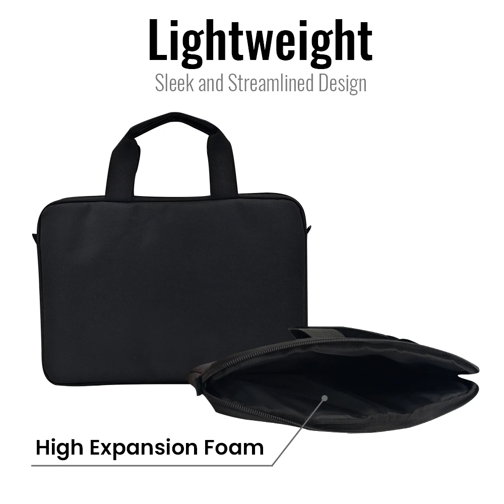13 Inch Laptop Bag for Men and Women, Messenger Bag for Laptop or Tablet, Sleek, Durable & Water-Repellent Fabric