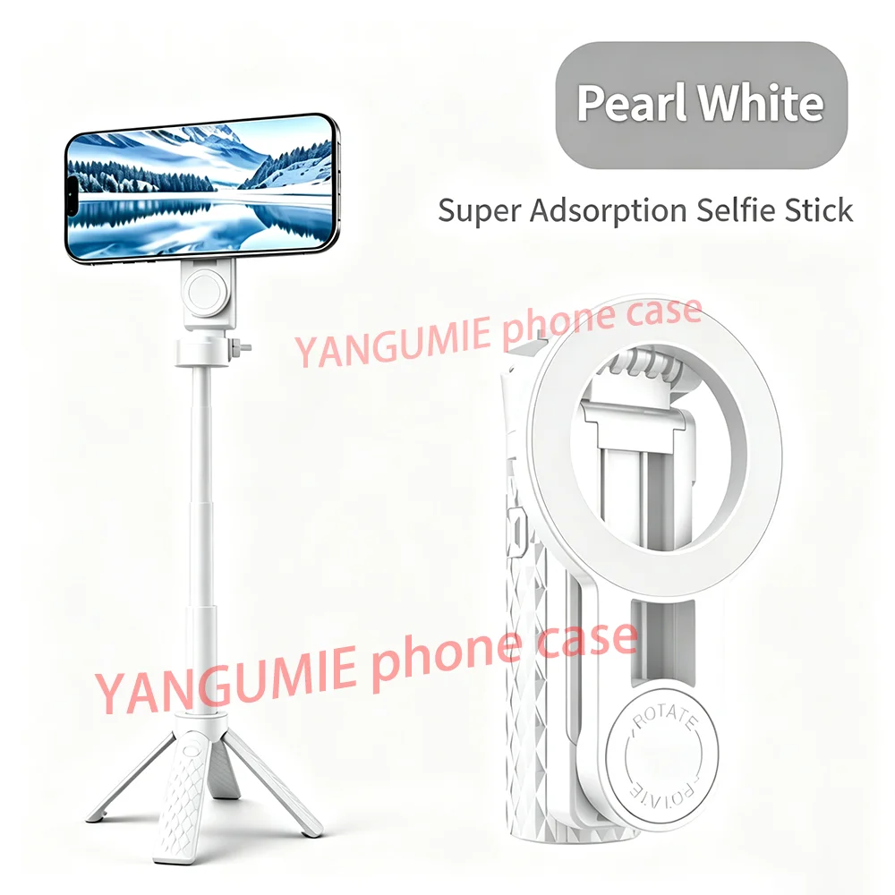 For P15Mini mobile phone selfie stick triangle bracket telescopic Bluetooth camera assistant convenient live selfie artifact