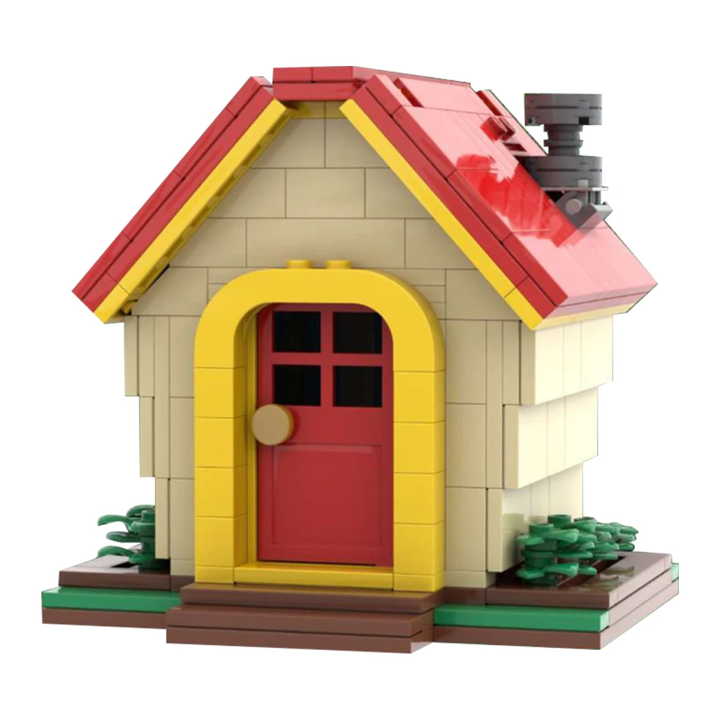 Gobricks MOC-110670 Tierhaus Wald Architektur Baustein Set Tierhaus Modell Bildung Ziegel Spielzeug Kinder Geschenk