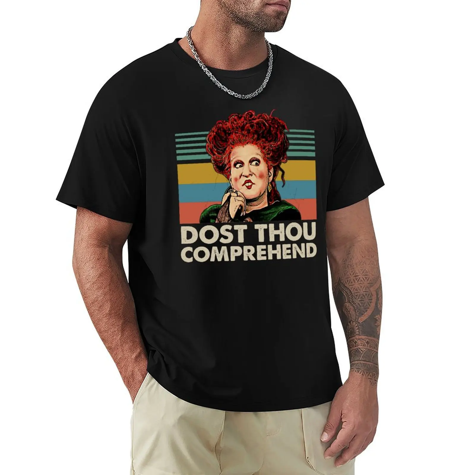 Dost Thou comprehend Hocus-Pocus T Shirt T-Shirt Holiday Vacation Tee Shirt