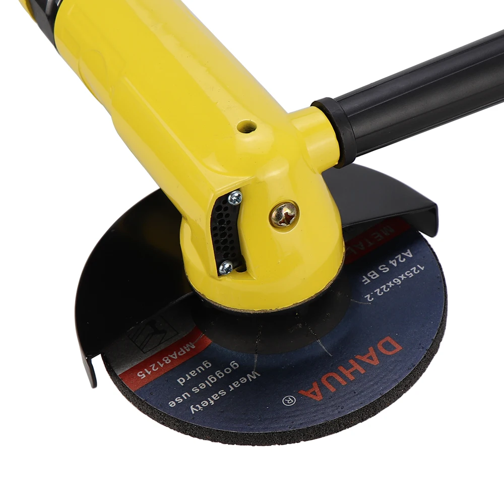 Imagem -03 - Hifeson-pneumatic Angle Grinder Metal Carpintaria Corte Polimento Alta Velocidade Air Grinding Tool com Disco Polido