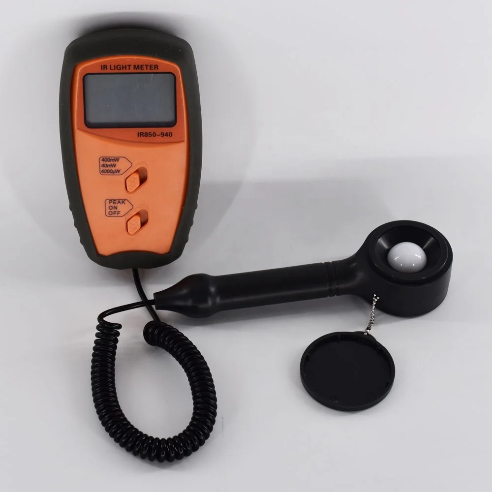 IR LIGHT METER IR850-940 SIPIN sensors and precision filters Infrared radiation intensity 1uW/cm2-400 mW/cm2