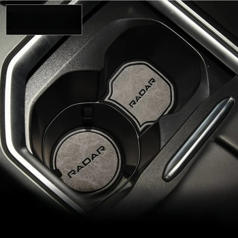 For Geely Radar RD6 Horizon Leather Door Slot Protective Mats Dustproof Cup Holder Pad Anti-slip Storage Liner Mats Accessories