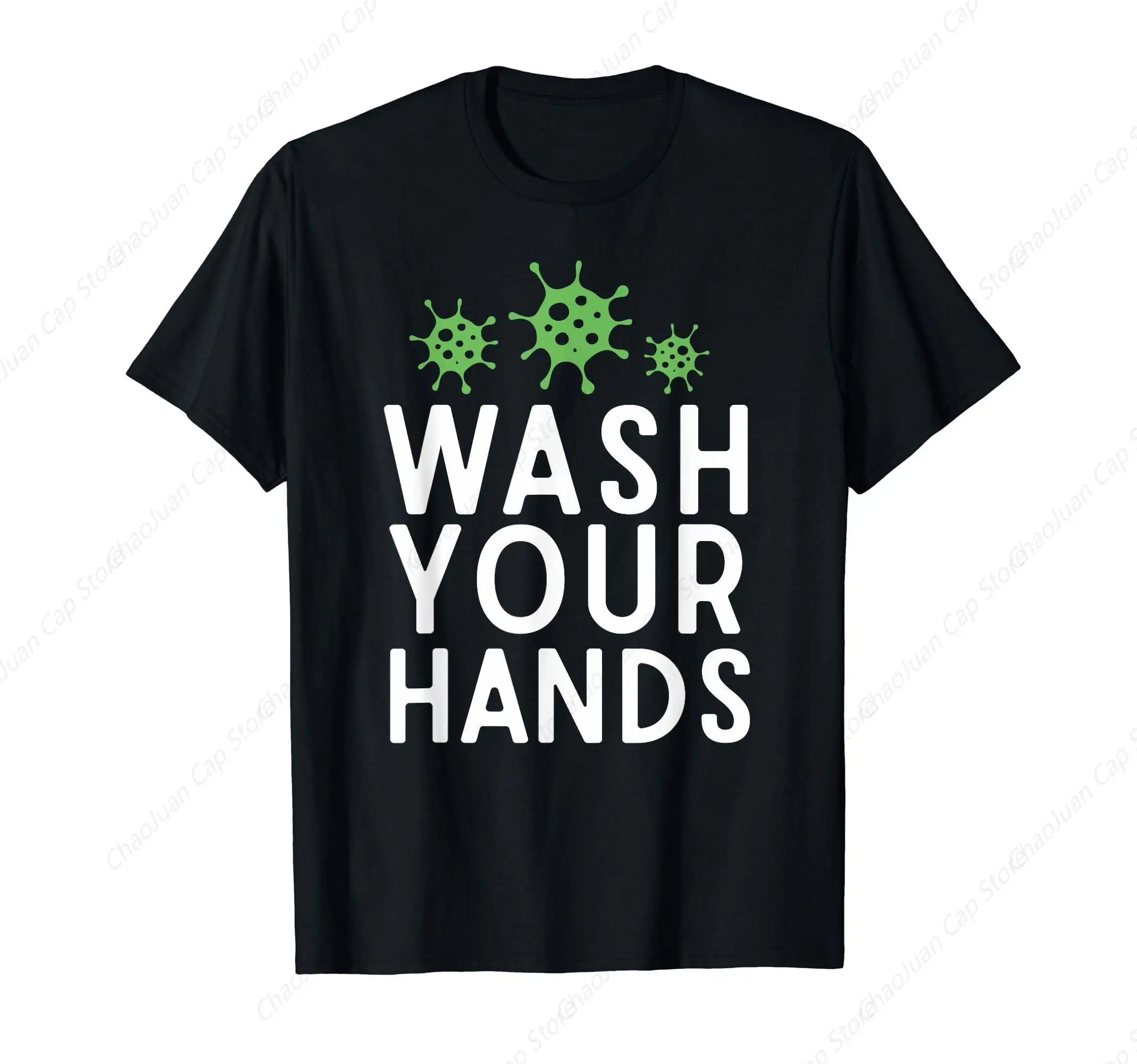 Anti Germs Quote Wash Your Hands Funny Germaphobe Gifts T-Shirt