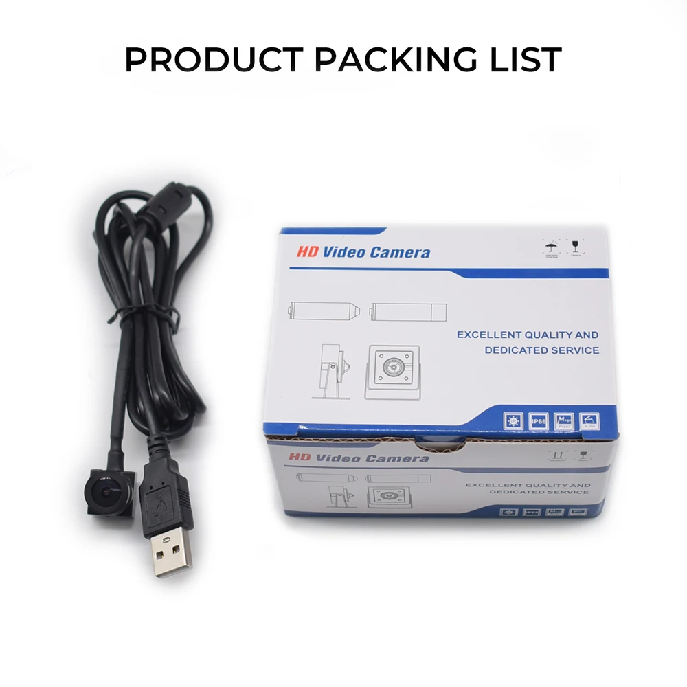 Portable HD USB Webcam Mini Computer Camera Plug and Play Built in Microphone for PC Laptop Desktop Video Conferencing
