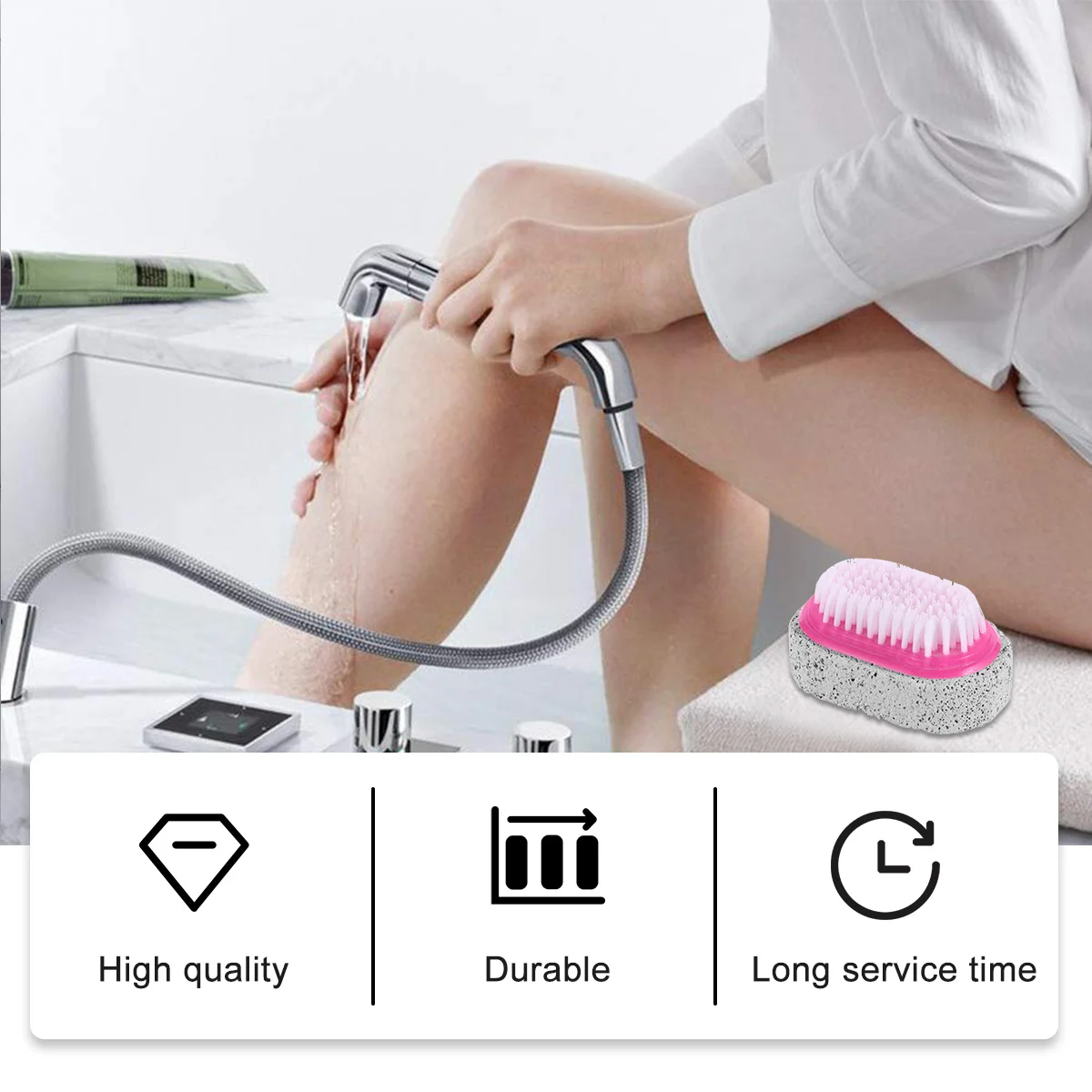 

6Pcs Foot Scraping Plate Double-Sided Pumice Stone Callus Remove Stone Pedicure Tool Feet Exfoliate Foot Beauty Brush