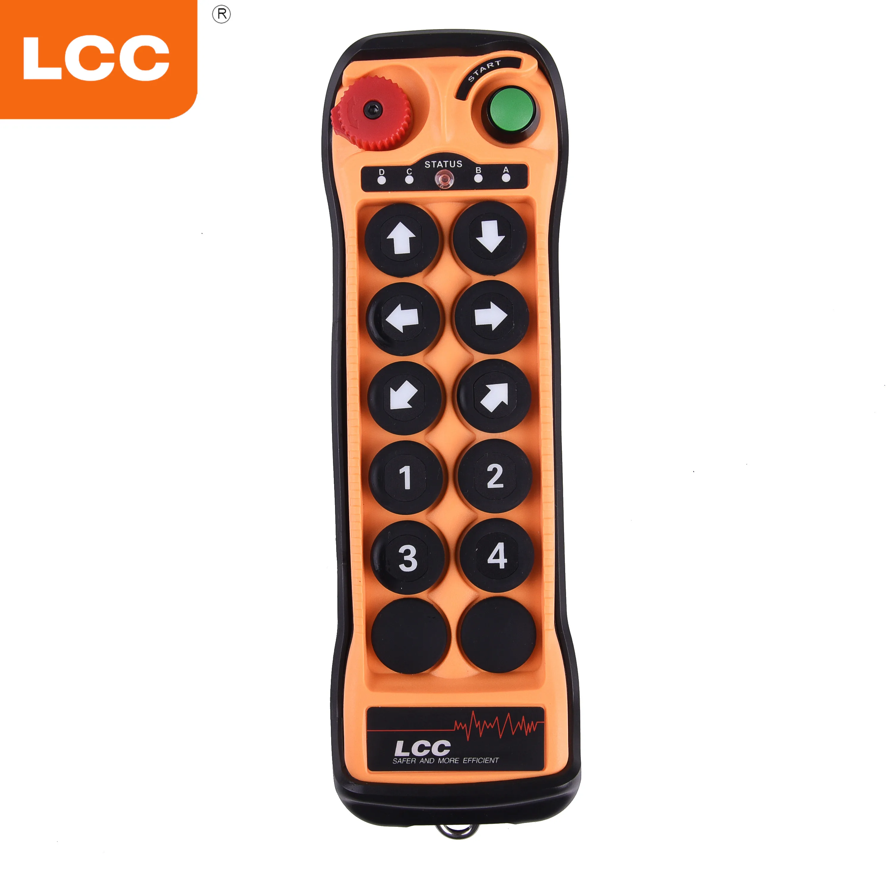 LCC Q1010 10 أزرار مزدوجة السرعة الصناعية راديو لاسلكي رافعة التحكم عن بعد رافعة المسار العلوي جسر رافعة تحكم