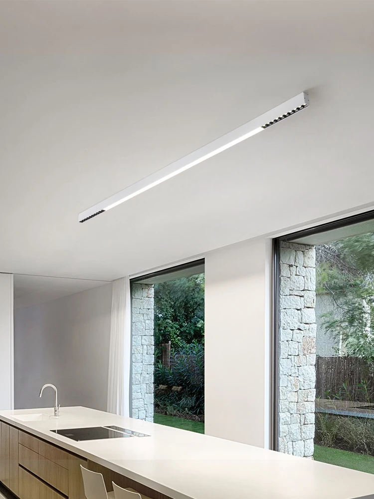 

Surface mounted without main lamp living room lighting grille led ceiling lamp restaurant balcony home bedroom long linear lamps