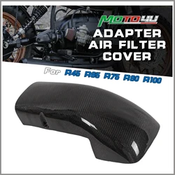 For BMW R45 R65 R75 R80 R100 Carbon Fiber Cover cap Adapter Air filter Gloss For Motorcycles With 26/28/32/40s BING carburetor