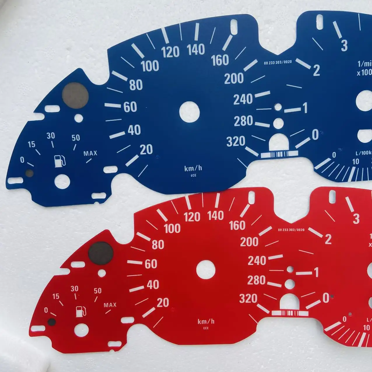 Tachometer Speedometer Face Cluster Gauges For BMW 5 Series 7 SERIES  E53 E38 E39 Petrol Gauge Faces Overlay Faceplate 7000rpm