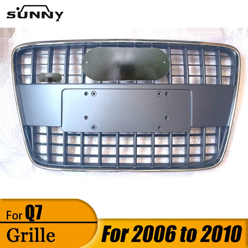 

Suitable for 2006-2010 Audi Q7 Front Mesh Grille Q7 Bumper Air Intake Ventilation Mesh Grey