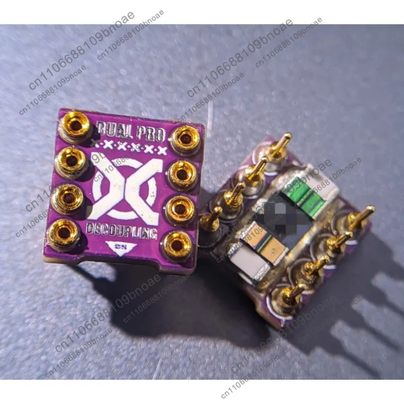 Dual operational amplifier upgrade base, decoupling operational amplifier base, DIP8-pin HIFI operational amplifier base