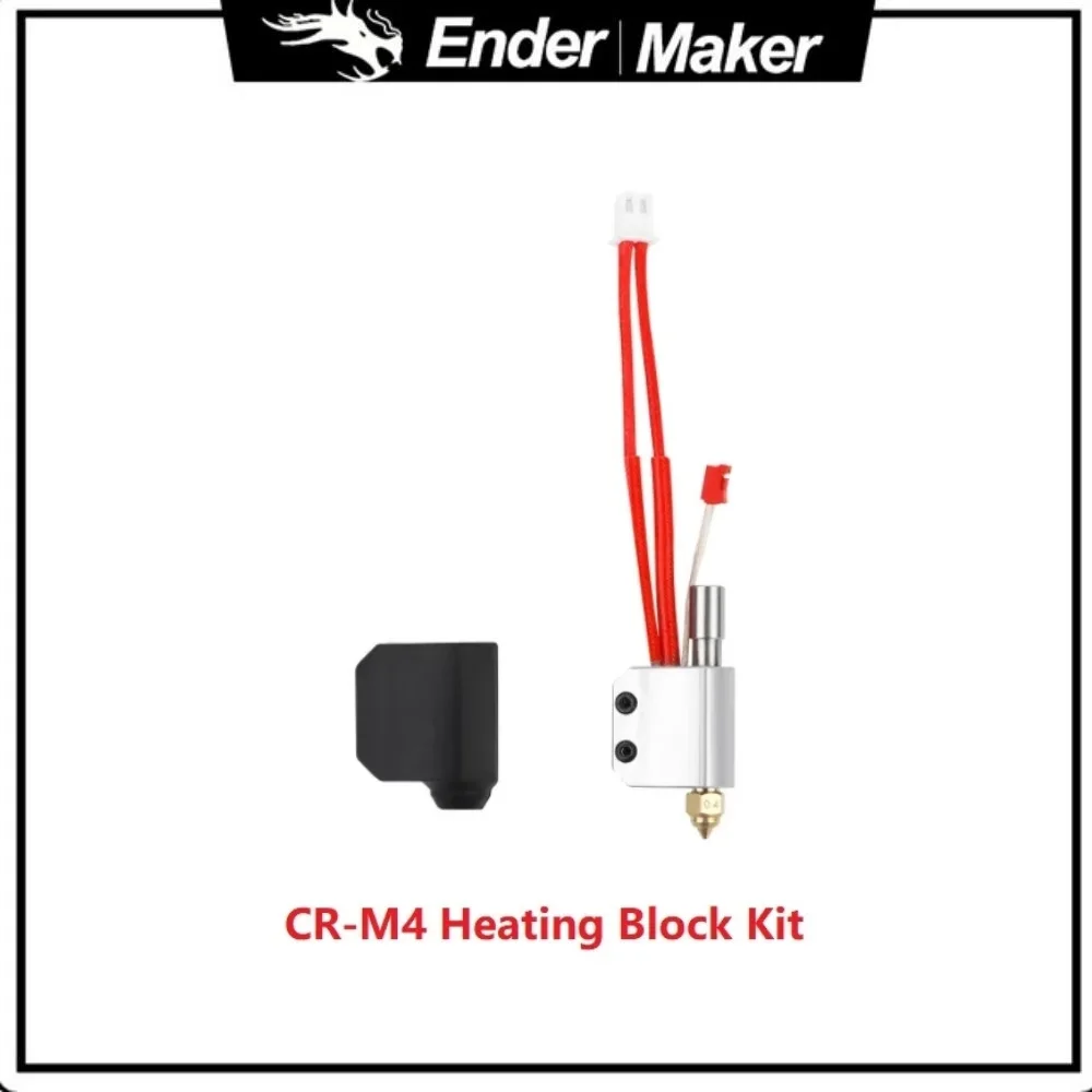 Creality Official CR-M4 Natural Color AL6061 SUS303 Quick Release Nozzle Heating Block Kit 3D Printer Part Original