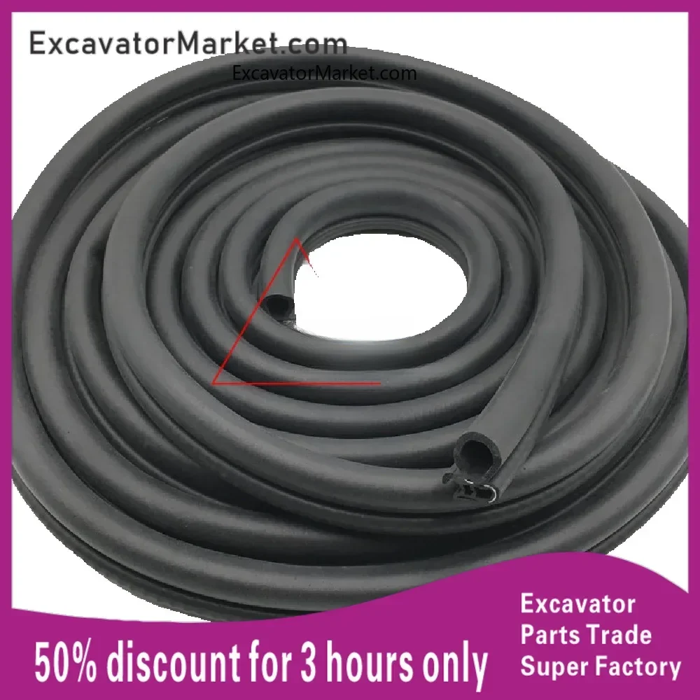 

Excavator Spare For Yuchai Liugong XGMA XCMG SWE DH DX Kubota Machine Cover Rubber Strip Rear Cover Sealing Strip