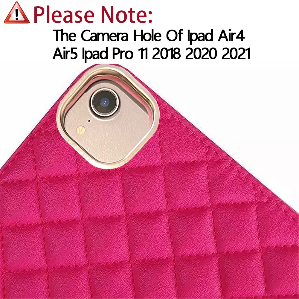 Schutzhülle für iPad 7. 8. 9. 10. Generation iPad Air4 Air5 iPad Pro11 Air11 A16 Lammleder Stand-Smartcase iPad 9.7 2017 2018 Coque – Detail 5