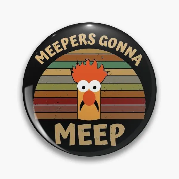 The Muppet Show Beaker Meepers Gonna Mee-Pin de botón suave para Collar, joyería de dibujos animados, Pin de solapa, insignia de amante, sombrero de Metal creativo para mujer