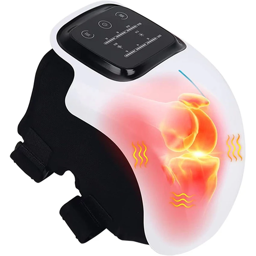Knee MassagerLED Screen Arthritis Knee Massage Wearable with Heat Rechargeable Smart for Knee Joint Pain Injury Swelling Stiffne