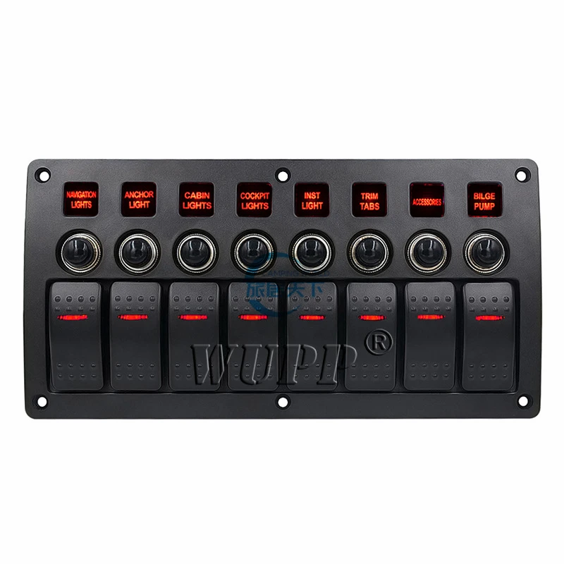 

RV switch combination panel, yacht modification trailer accessories boat switch, trailer button switch