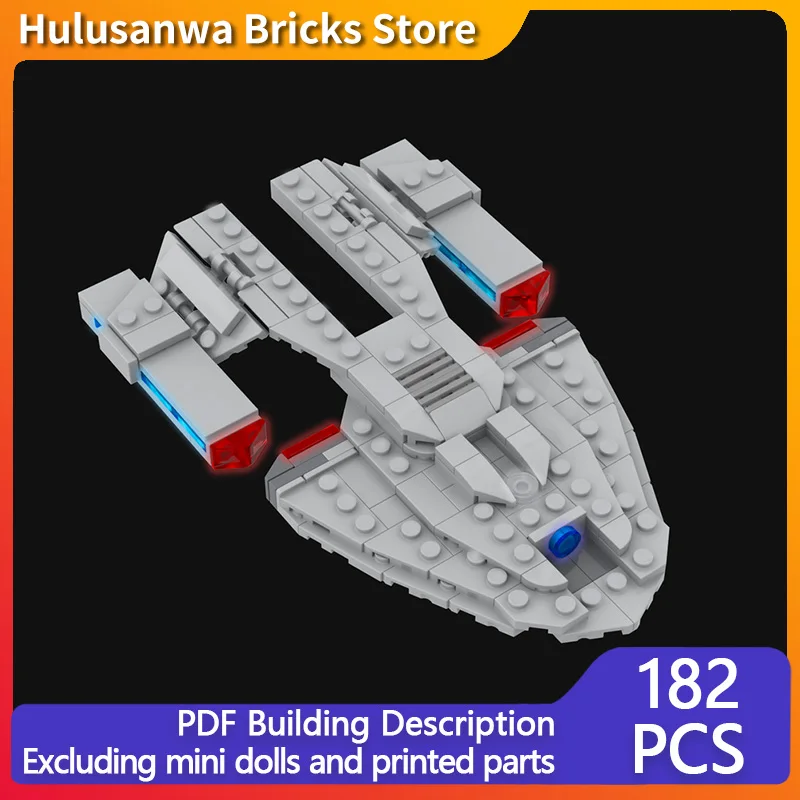 

Популярная киномодель MOC, строительные кирпичи, транспорт, космический корабль, модульная технология, подарки, праздник, сборка, детские игрушки, костюм