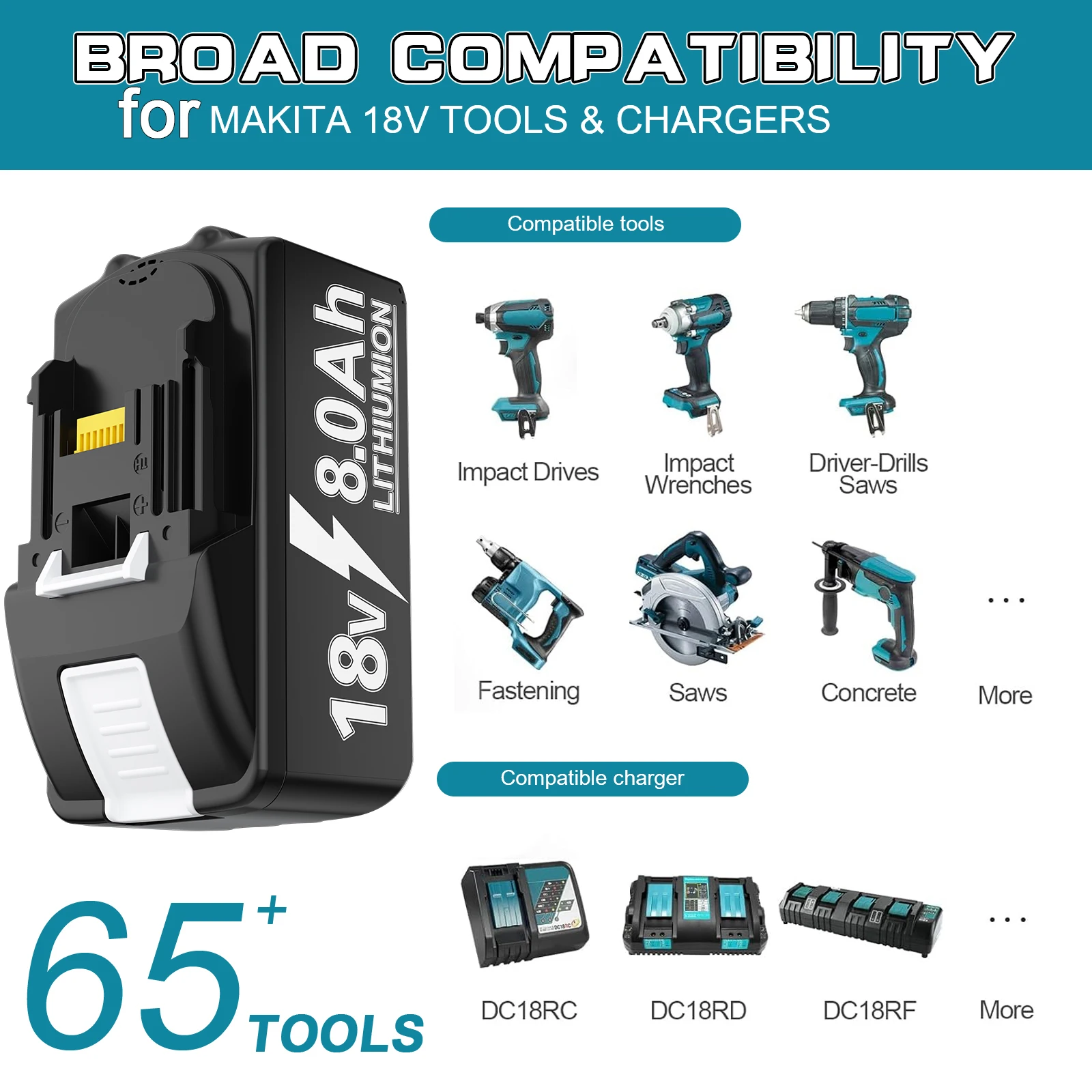 8000mah لماكيتا BL1830 قابلة للشحن 18650 لماكيتا BL1830 BL1860 BL1890 18 فولت أدوات كهربائية لاسلكية لبطارية ماكيتا LXT