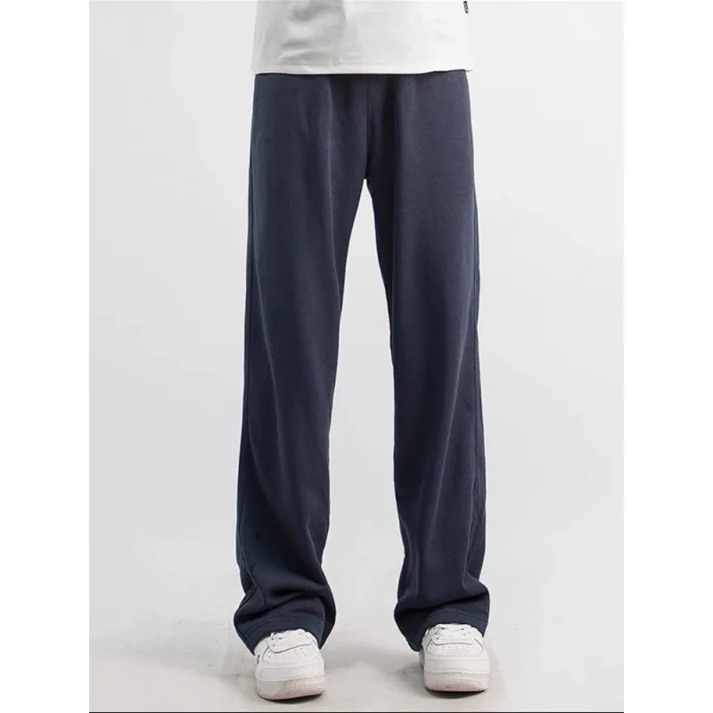 

Autumn Winter Men's Sports Elastic Waist Jogging Sweatpants Narrow Straight Draped Pants Fashion Male Streetwear Trousers