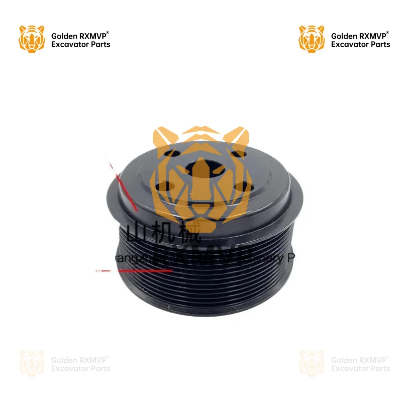 For Caterpillar Cat  E320b/E320c/E320d Water Pump Pulley S6k/c6.4 Engine Excavator Accessories