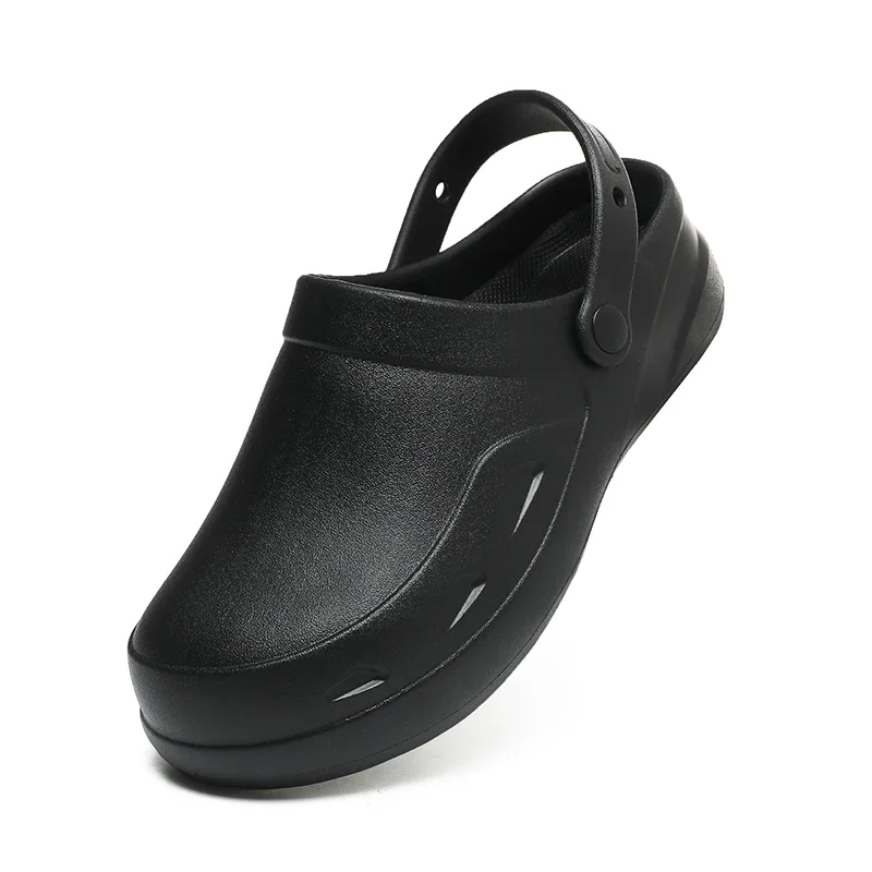 Professional Chef Clogs Non-Slip Waterproof Kitchen Work Shoes Garden Hospital Restaurant Working Nurse Shoes Rubber Sandals