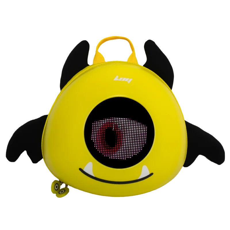 Plecak szkolny LOY Angel Eye Cartoon Cute Waterproof Mini Lightweight Kids Girls Student Led Screen Backpack for School