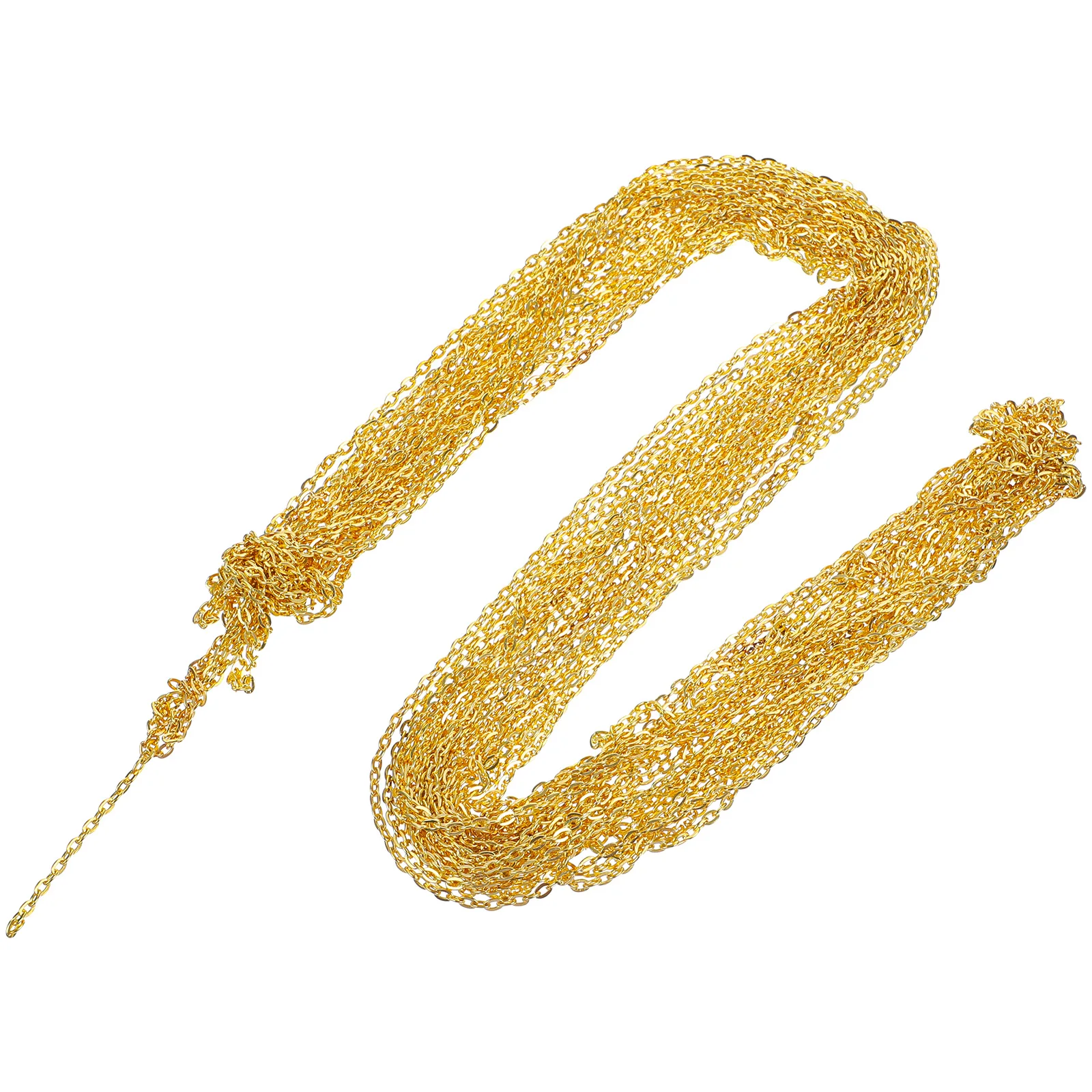 

2 Bags Diy Flat Jewelry Making Extender Link For Necklace Bracelet Choker Chain Accessories Thin Long Body Chain Diy Jewelry