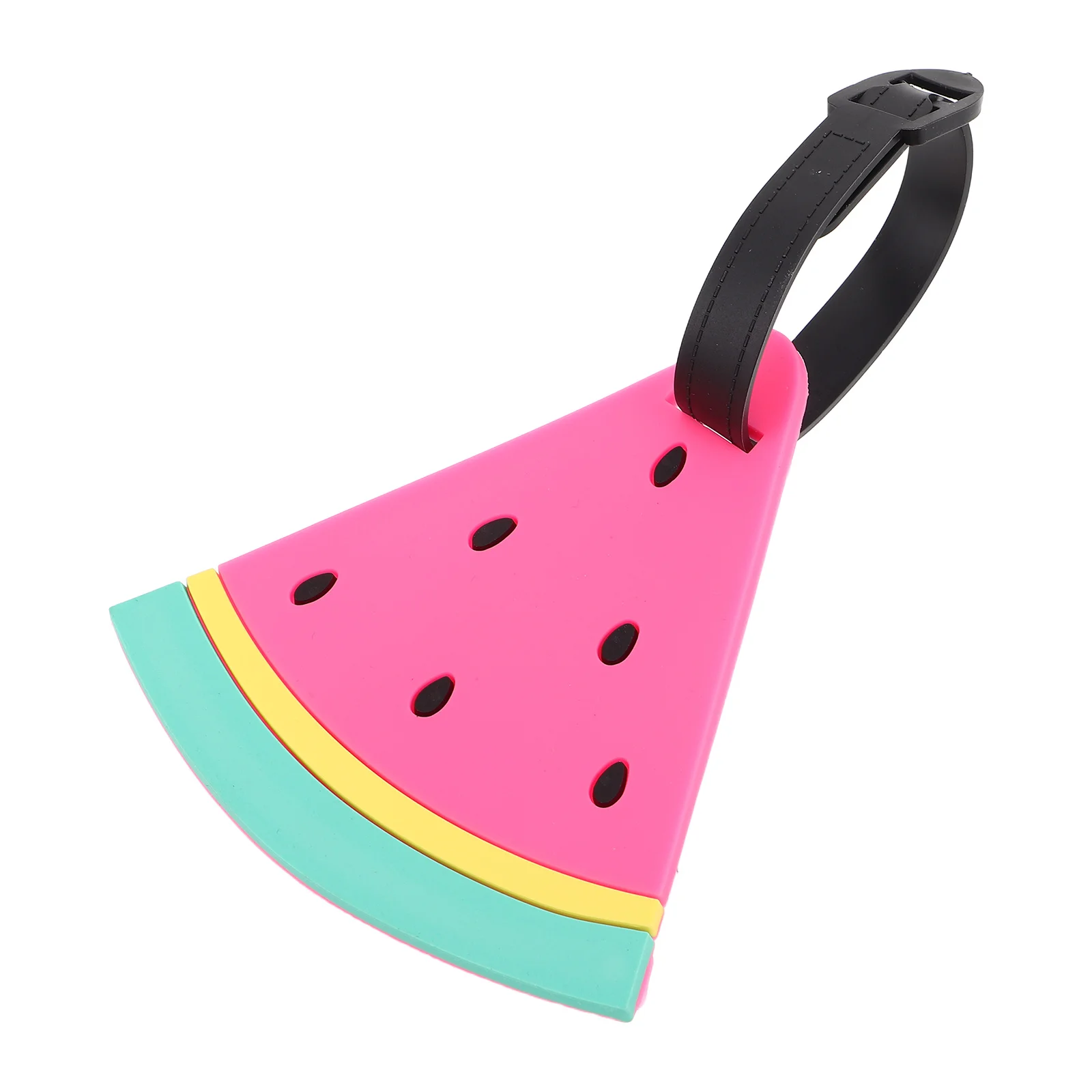 

Watermelon Luggage Tag Creative PVC Suitcase Labels Soft Kids Beach Holiday Fruit Slice Travel Baggage Tags Id