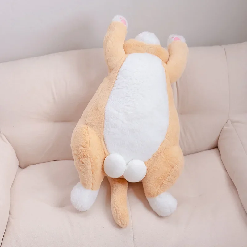 35/45cm Japanese Kawaii Soft Plush Cat Toys Stuffed Animal Dolls Kids Gift Lovely Lying Fat Cats Pillow Cushion Home Decoration