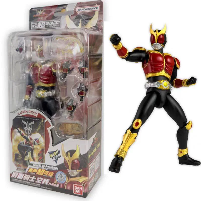 

In Stock Bandai Official Kamen Rider Kuuga Rising Ultimate Form Voice-activated Super Poseable Figure Model Collectible Gift