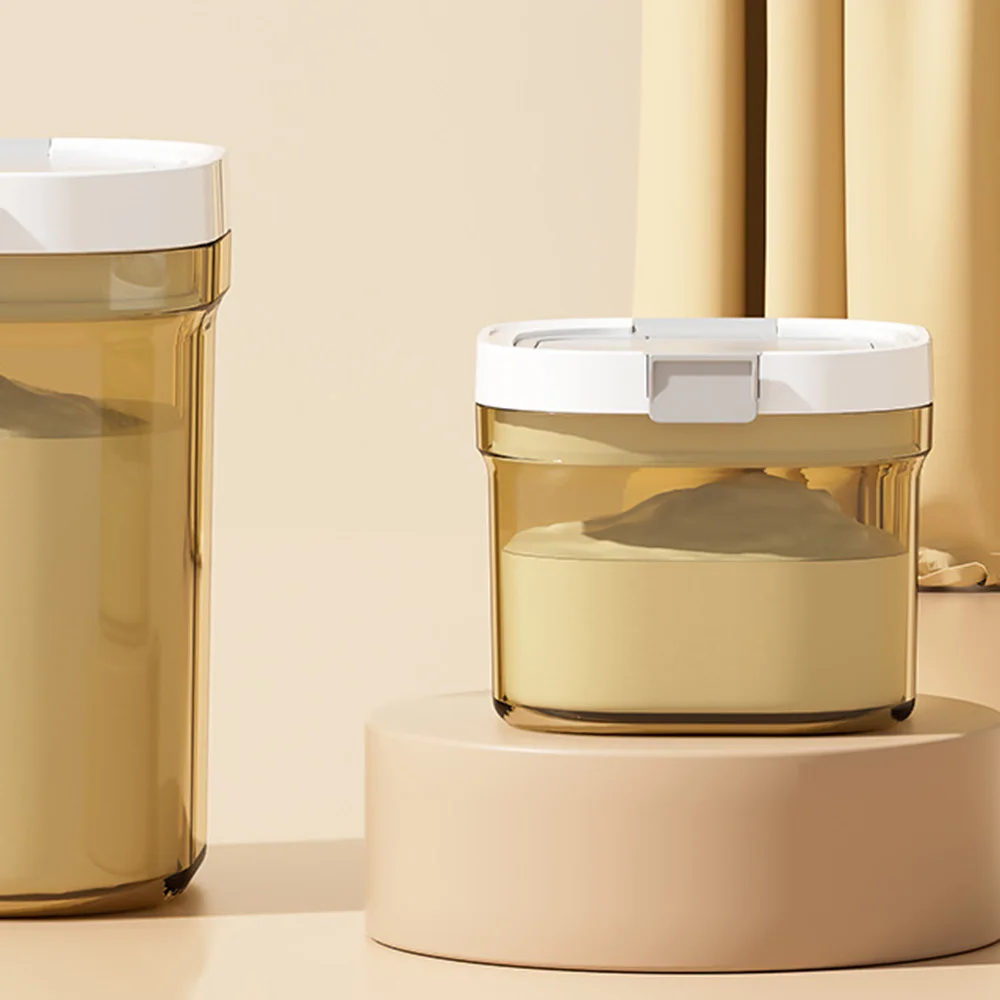 UV-Resistant Milk Powder Jar Stackable Reusable Airtight Container Portable Food Grade Kitchen Storage Canisters Grain