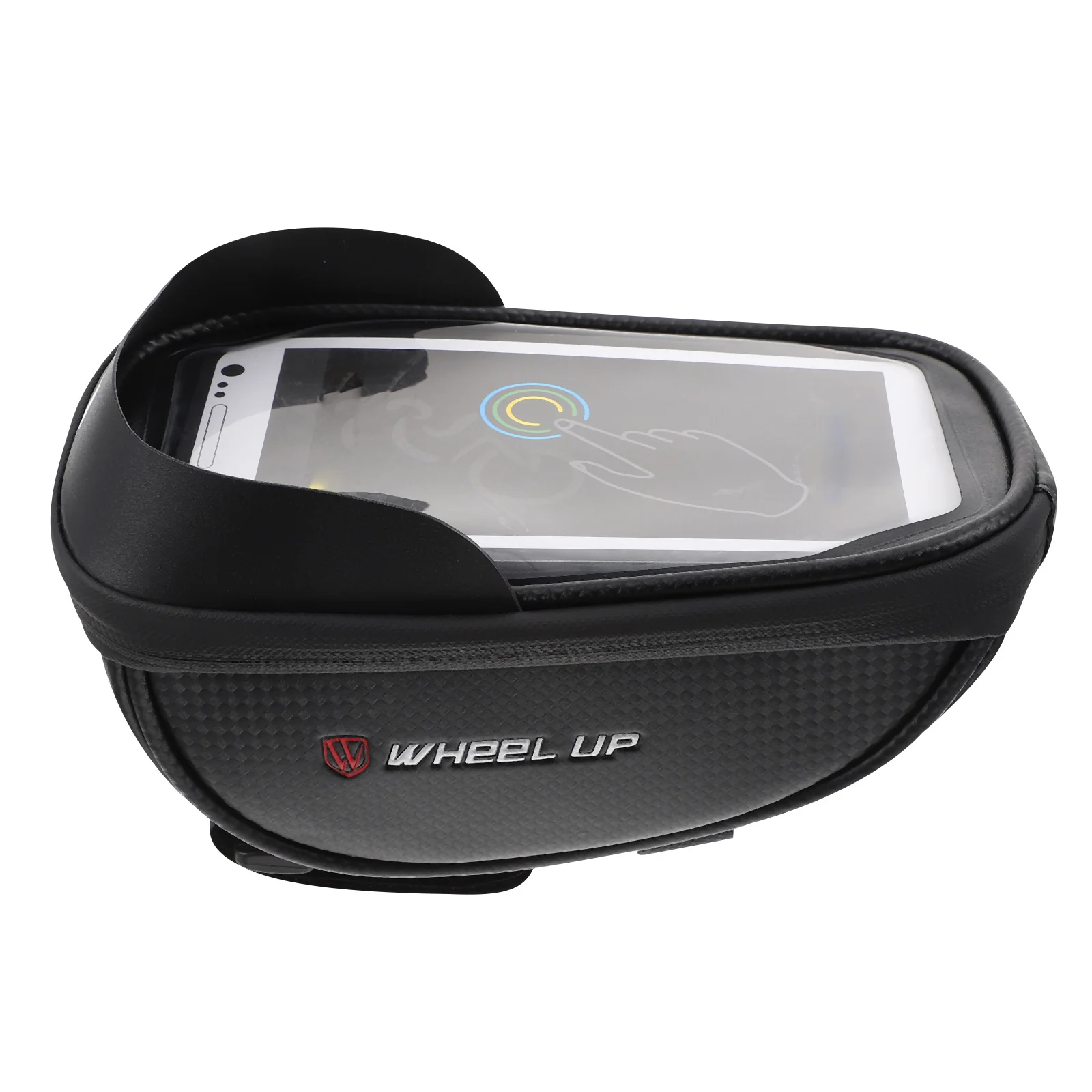 

1Pcs Waterproof Bike Phone Bag Large Capacity Cycling Tube Bag Front Frame Pouch Rainproof Outdoor Riding Accessory